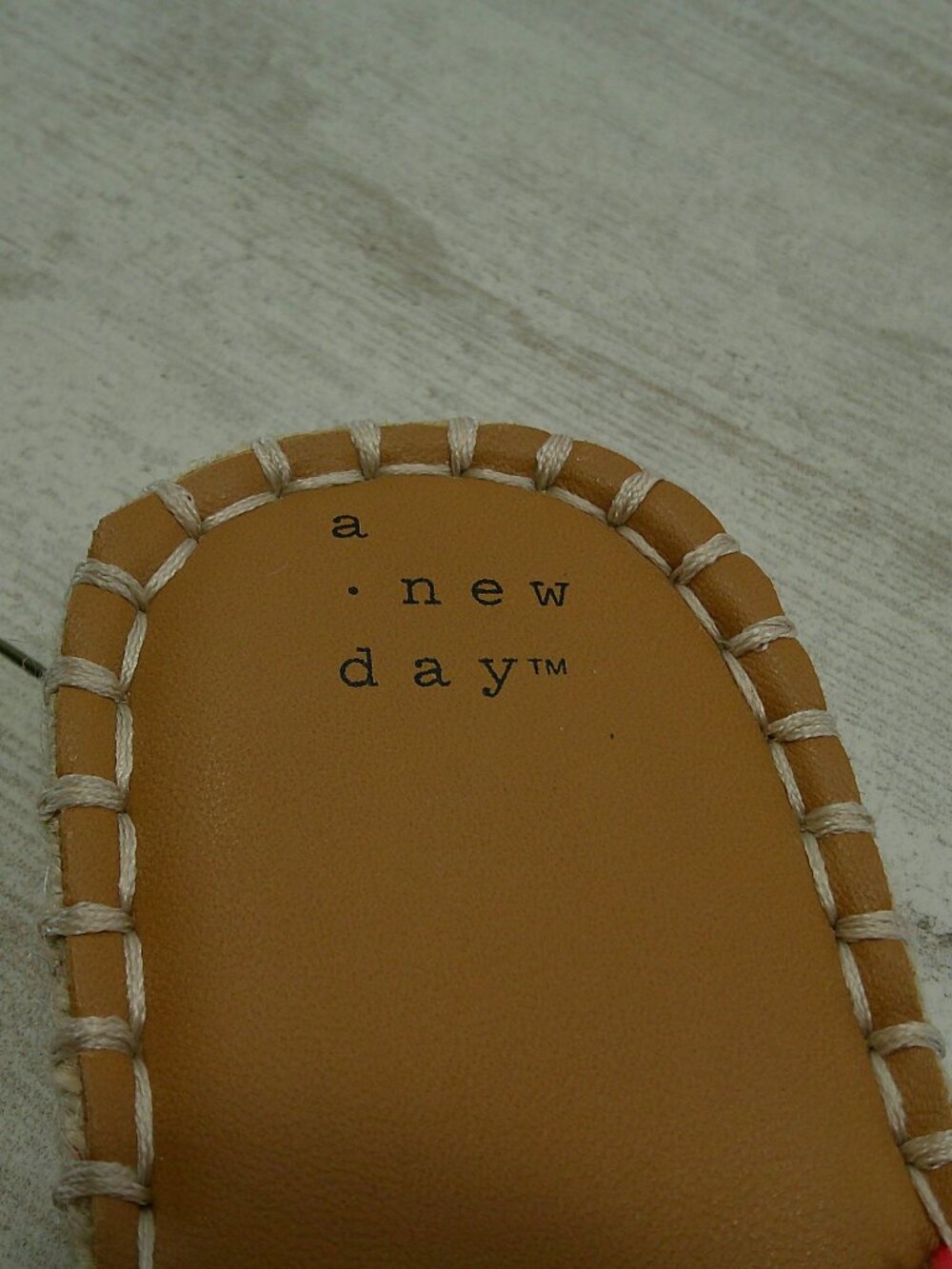 A New Day Irene Shoes Espadrille Slingback Closed Toe Comfort Red Flats Size 9 - Picture 4 of 11